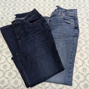 Lane Bryant Curvy Fit Stretch Jeans/2 Pair/Size 18